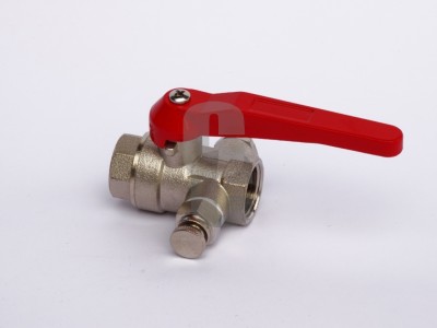 Кран сферичен 1-2 с изпускател ИТАЛИЯ